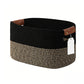 Woven Cotton Rope Storage Basket with Handles