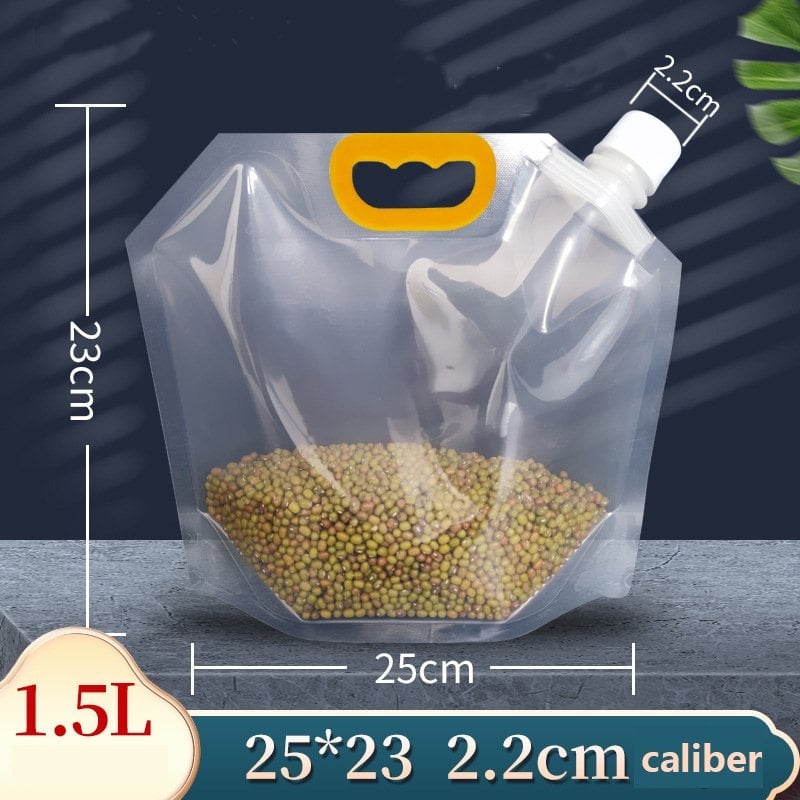🔥Waterdichte, vochtbestendige opbergzak voor granen met grote inhoud voor in de keuken 🌾