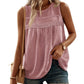 🌸 Mouwloze tanktop met kanten rand voor dames