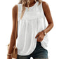 🌸 Mouwloze tanktop met kanten rand voor dames