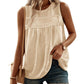 🌸 Mouwloze tanktop met kanten rand voor dames
