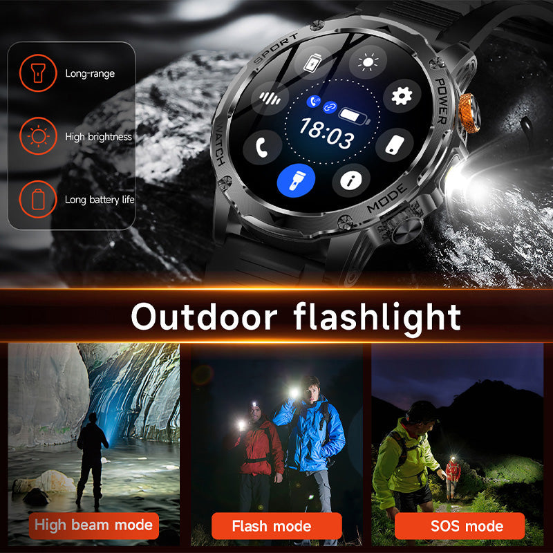 ⌚Smart Bluetooth-sporthorloge met 1000 mAh-batterij🏆