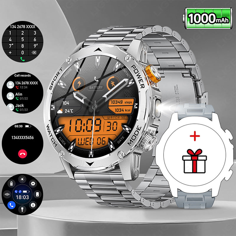 ⌚Smart Bluetooth-sporthorloge met 1000 mAh-batterij🏆