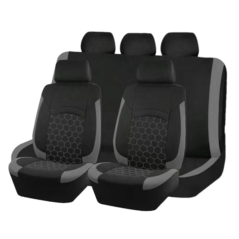 Universele 9-delige set autostoelhoezen voor auto’s met 5 zitplaatsen