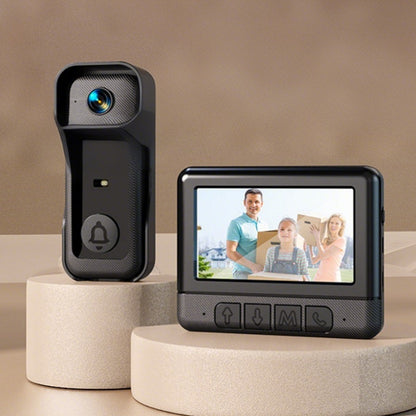 ✨ Draadloze slimme videodeurbel met scherm – 1080P HD, tweewegcommunicatie, nachtzichtfunctie 🔔