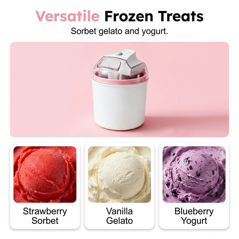 ❄️🍧 50% korting! Een ijsmachine voor het hele gezin: grote capaciteit, eenvoudig in gebruik, en binnen enkele minuten maak je er romig ijs mee✨