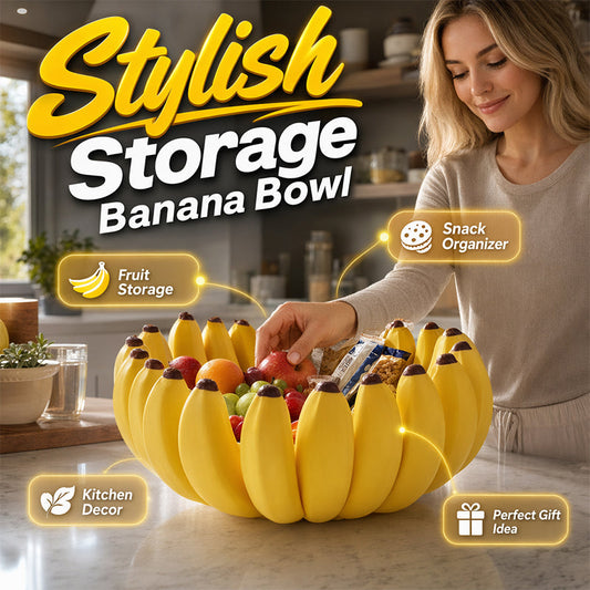 🍌Creatieve fruitschaal in de vorm van een banaan