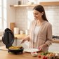 🍳Multifunctionele elektrische ontbijtplaat met antiaanbaklaag