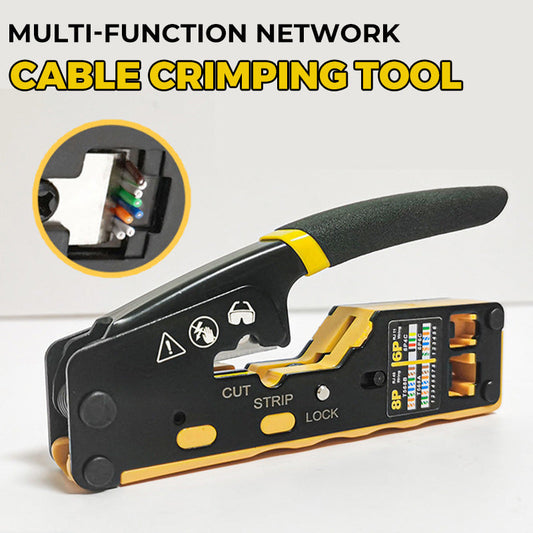 🧰 Multifunctionele krimptang voor netwerkkabels 📌