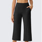 🎁2026 Nieuwe collectie 50% KORTING💥Stretch cropped broek met hoge taille voor dames