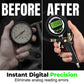 🏆HOT SALE 50% KORTING🚗Digitale bandenpomp met manometer en LED-verlichte luchtkoppeling