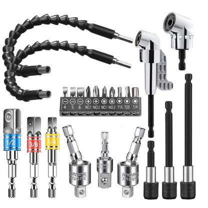 🔩 Booradapter-set voor hoeken van 105 graden – geschikt voor krappe ruimtes en nauwkeurig boren🛠️