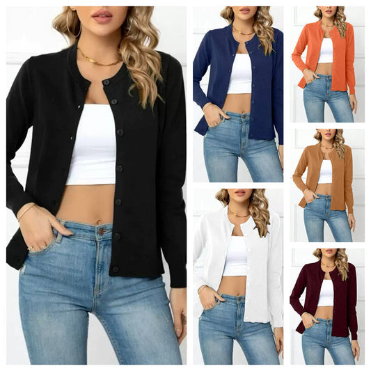 🌸 Klassiek vest met ronde hals voor dames