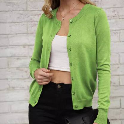 🌸 Klassiek vest met ronde hals voor dames