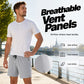 🩳 Sneldrogende sportshorts voor heren met zakken met ritssluiting
