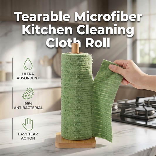 🔥 50% KORTING 🧼 Rol Wegwerp Reinigingsdoekjes – Scheurbaar & Ultraabsorberend voor Keuken