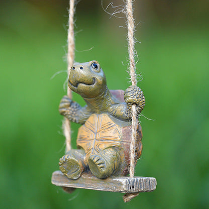 🐢 Speelse Schildpad Schommel Decoratie ✨