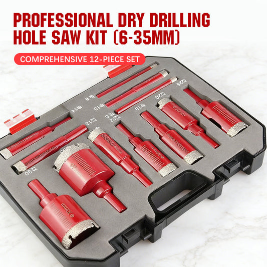 🧱Professionele set droogboor- en zaagbits (6-35 mm)