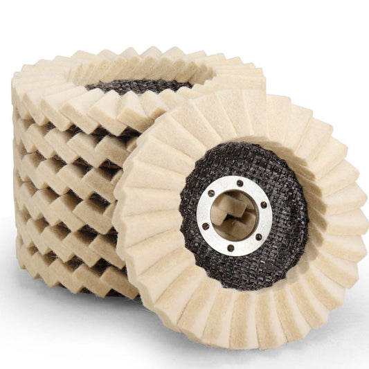 Viktrycka®  Polijstschijven van wolvilt met flap
