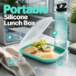 🍱 Draagbare Voedselveilige Siliconen Lunchbox