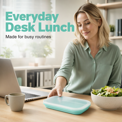 🍱 Draagbare Voedselveilige Siliconen Lunchbox
