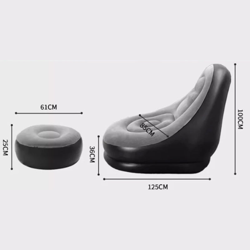 🛋️🎁 50% KORTING! Nooit meer oncomfortabel zitten – deze opblaasbare zitzak met voetsteun en elektrische pomp is binnen 2 minuten klaar. Tot 150 kg, fluweelzacht PVC!
