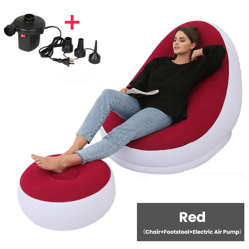 🛋️🎁 50% KORTING! Nooit meer oncomfortabel zitten – deze opblaasbare zitzak met voetsteun en elektrische pomp is binnen 2 minuten klaar. Tot 150 kg, fluweelzacht PVC!