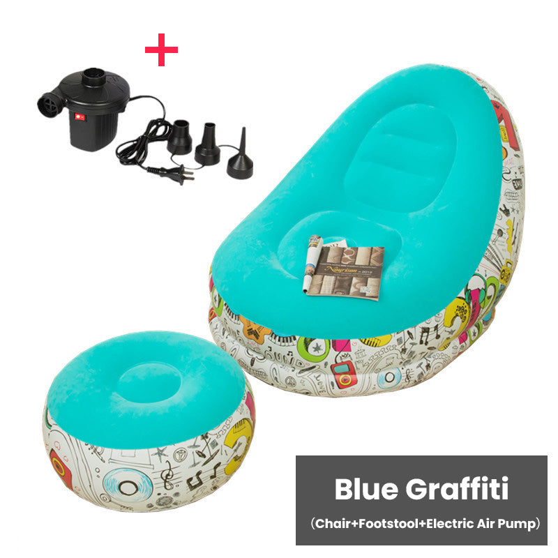 🛋️🎁 50% KORTING! Nooit meer oncomfortabel zitten – deze opblaasbare zitzak met voetsteun en elektrische pomp is binnen 2 minuten klaar. Tot 150 kg, fluweelzacht PVC!