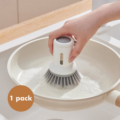 🍳 Draaibare borstelset voor hangpotten – Verstelbare hoek en lekvrij ontwerp 🧼