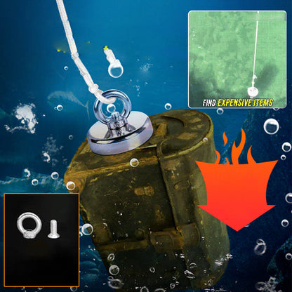 ⚓Set magneten voor magnetische berging in diep water