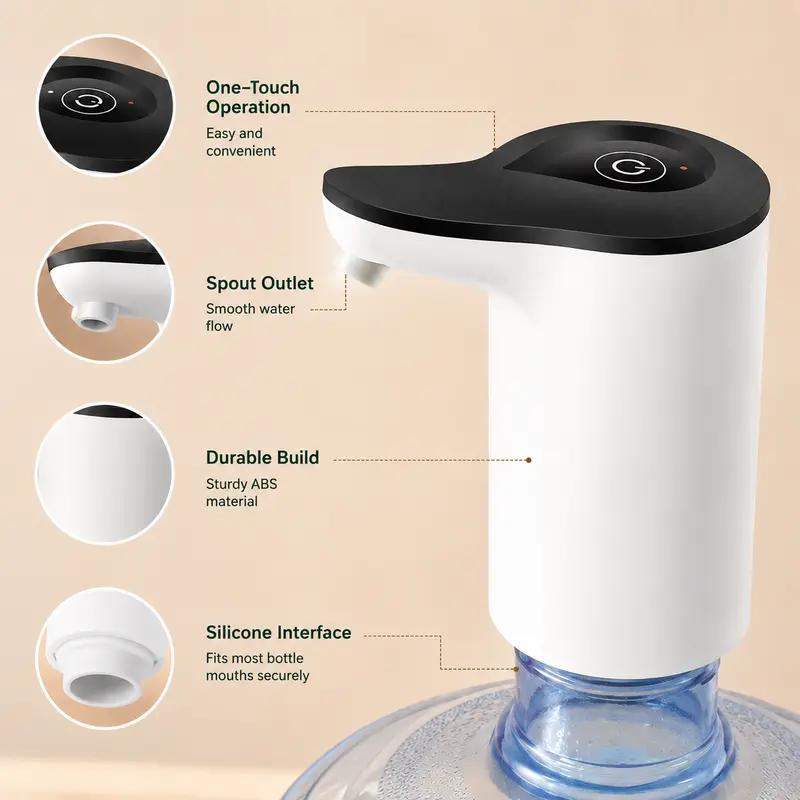 ✨Elektrische pomp voor waterdispensers – Huishoudelijk apparaat 🚰