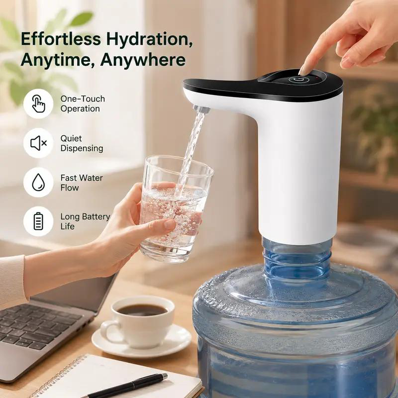✨Elektrische pomp voor waterdispensers – Huishoudelijk apparaat 🚰