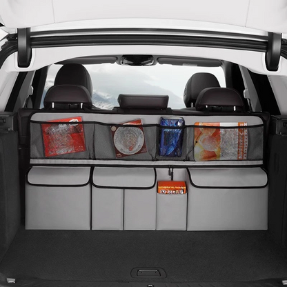 🚗🧳 Hangende bagageruimte-organizer met meerdere vakken – Ruimtebesparend, waterafstotend Oxford-doek & snel te installeren