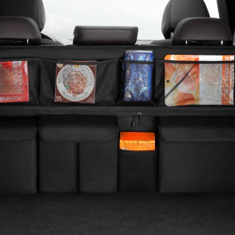 🚗🧳 Hangende bagageruimte-organizer met meerdere vakken – Ruimtebesparend, waterafstotend Oxford-doek & snel te installeren