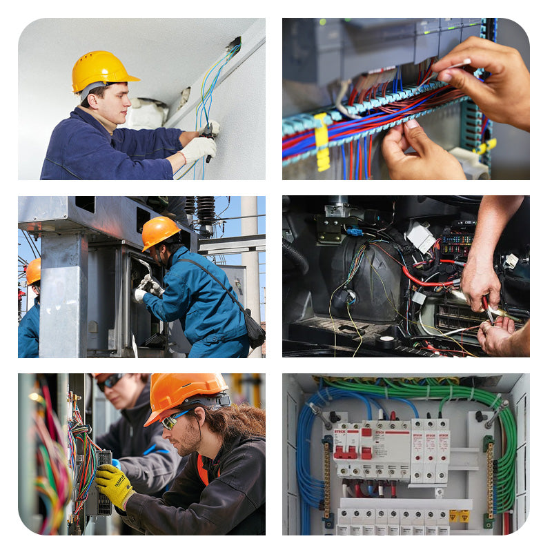 🛠 Multifunctionele opvouwbare elektriciëntang met elektrische meetfunctie