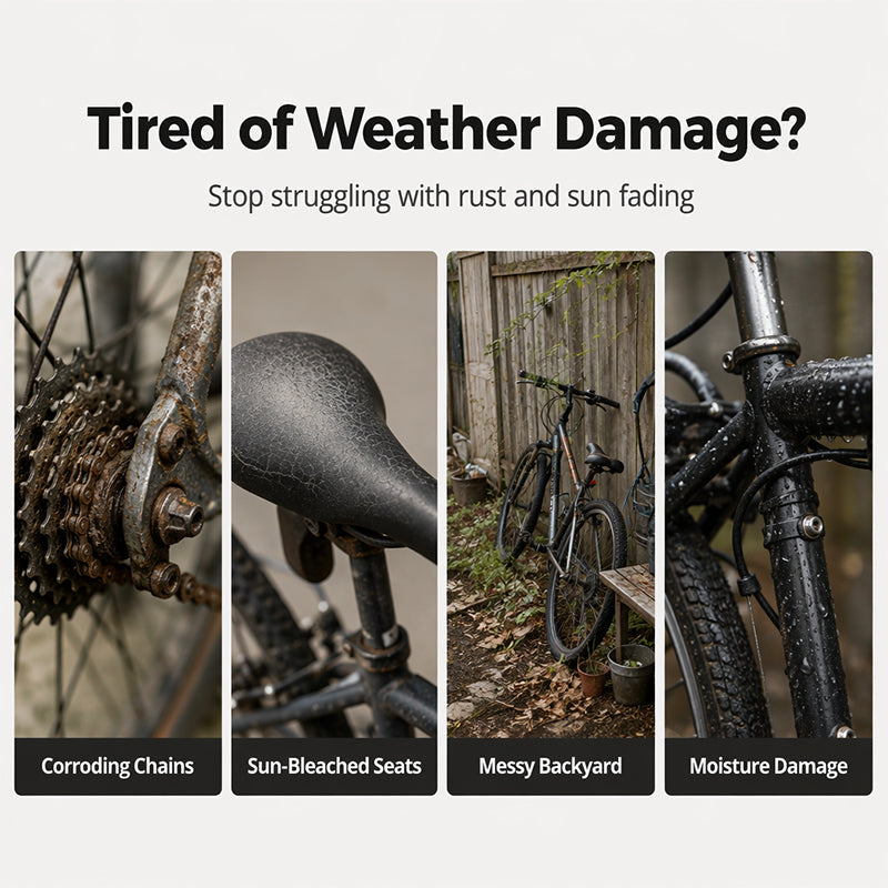 🚲🌧️ Waterdichte Buitenfietshoes – Bescherm je Fiets tegen Regen, Wind en Vuil