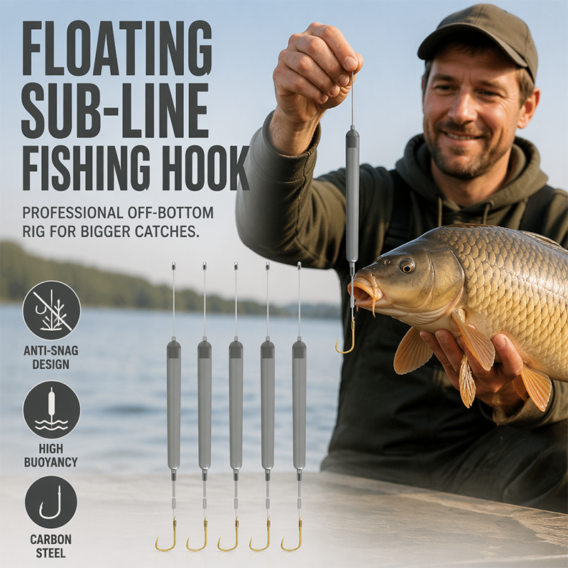 🎣 Drijvende vishaak
