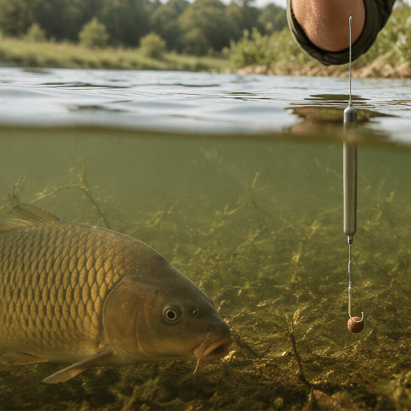 🎣 Drijvende vishaak