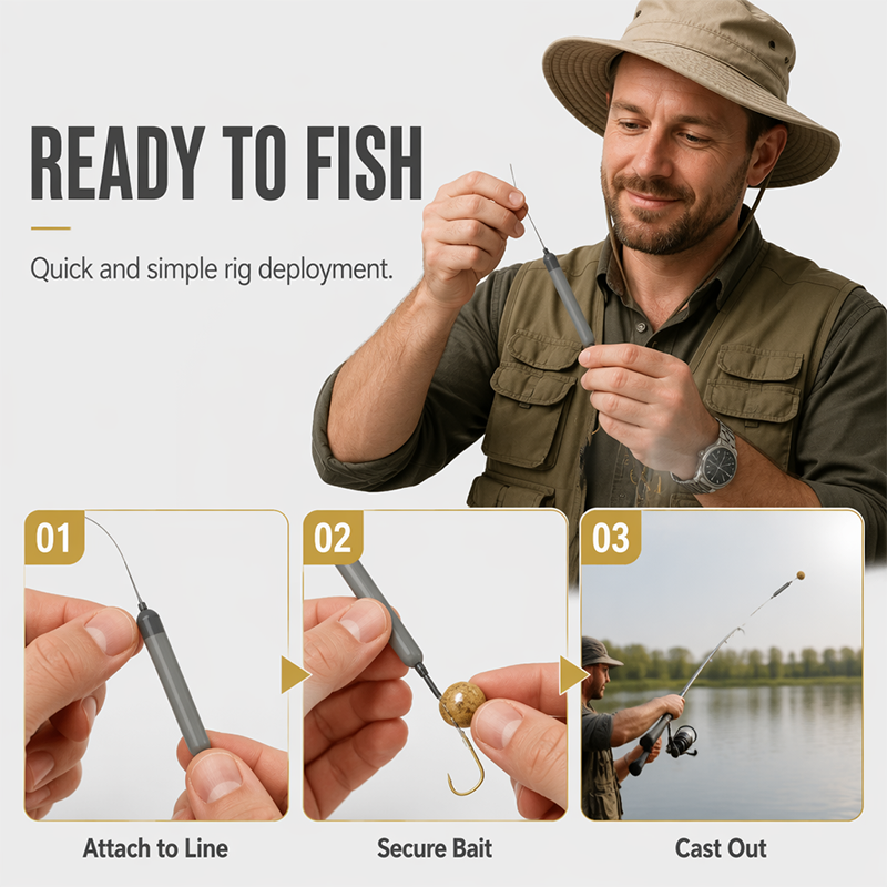 🎣 Drijvende vishaak