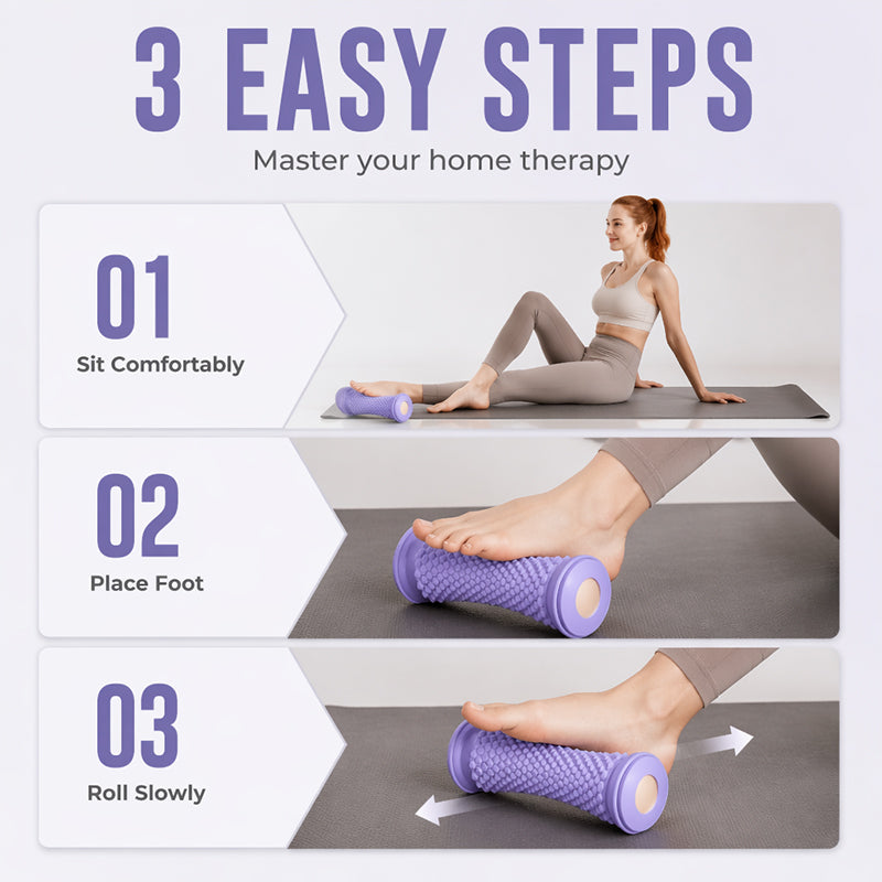 💆‍♀️ TPE-voetmassageroller voor verlichting bij plantaire fasciitis