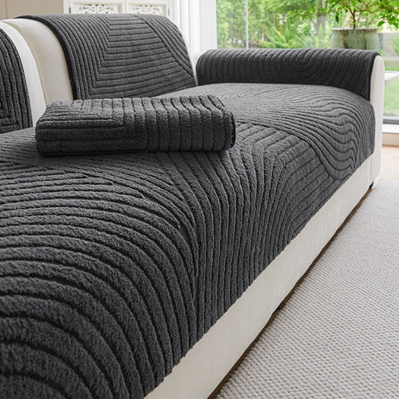 🛋️ Winterkussen van katoenfluweel, antislip, zachte bankhoes