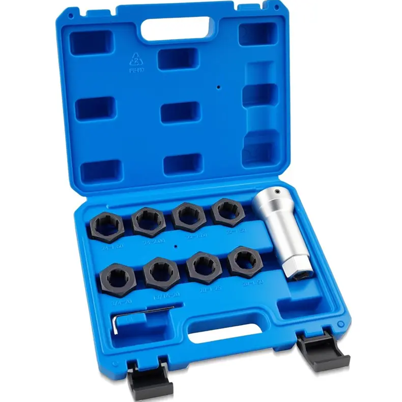 🛠️ 10-delige set schroefdraadfrezen voor assen 🔧