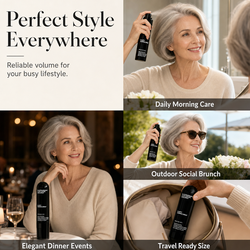 🔥 NIEUWE HETE VERKOOP 2026 – 50% KORTING! 💇‍♀️ Langdurige Styling Spray Fluffy Hair Shaping Spray 9 – 90 ml – Natuurlijk Volume & Sterke Hold voor Volwassen Haar