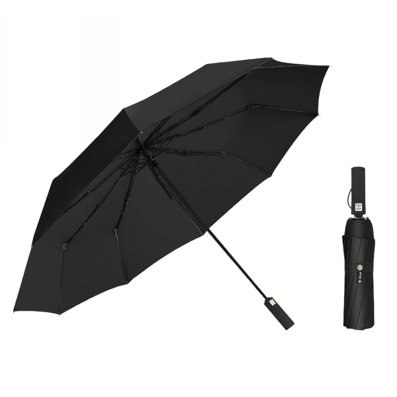🌂Grote automatische zon- en regenspar – extra groot doek van 125 cm, UV-bestendig en sneldrogend.