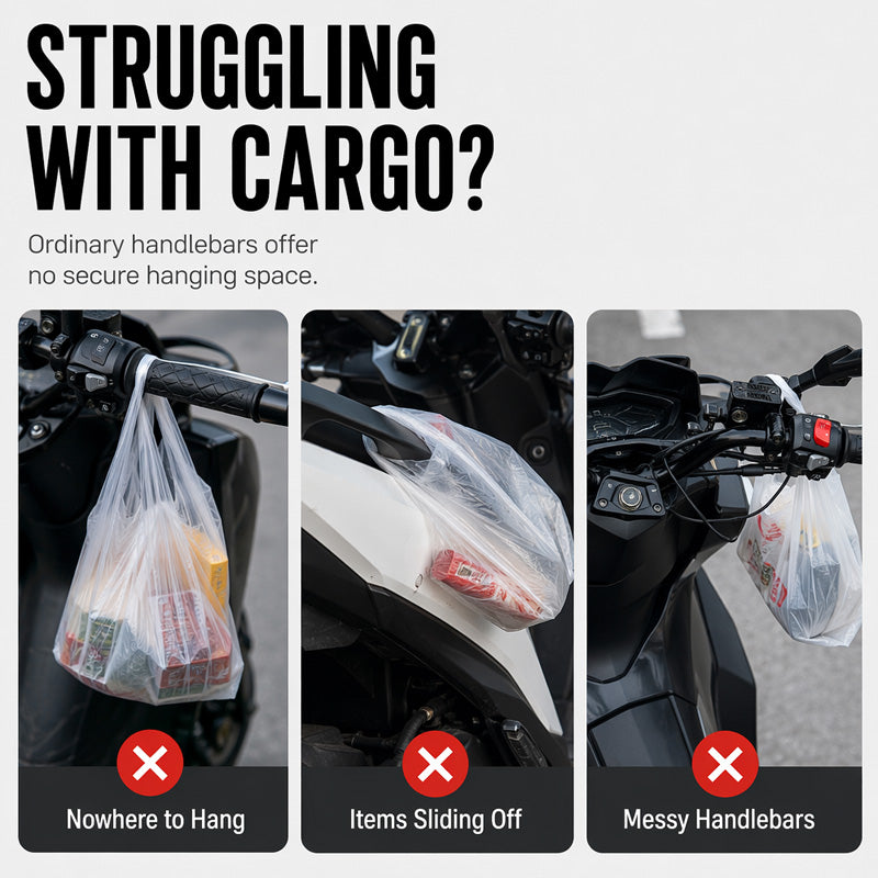🏍️ Uitverkoop 2026 ✨ Veilige bevestigingshaak voor het stuur – OEM-stijl