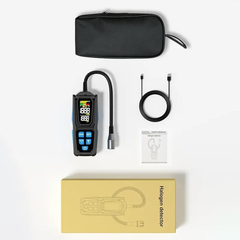 🔍 Oplaadbare halogeenlekdetector voor airconditioners🔧
