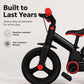 🚲 4-in-1 converteerbare kinderdriewieler, loopfiets en kinderwagen