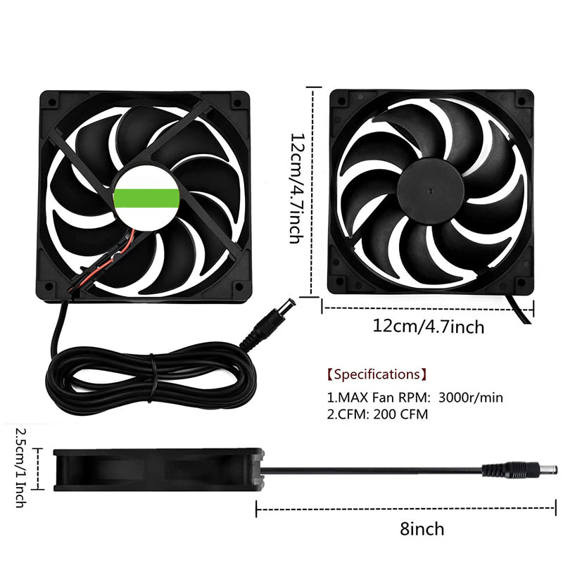 🌌 Waterdichte zonne-energieventilator voor buiten, met dubbele afzuigventilator