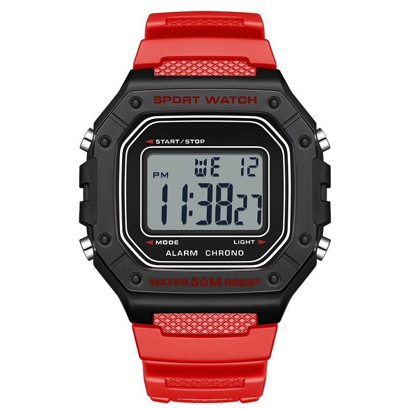 ⌚ NU 50% KORTING! 🌊 Digitaal sporthorloge – waterdicht tot 50 meter, verlicht LED-display en robuust ontwerp 🏔️