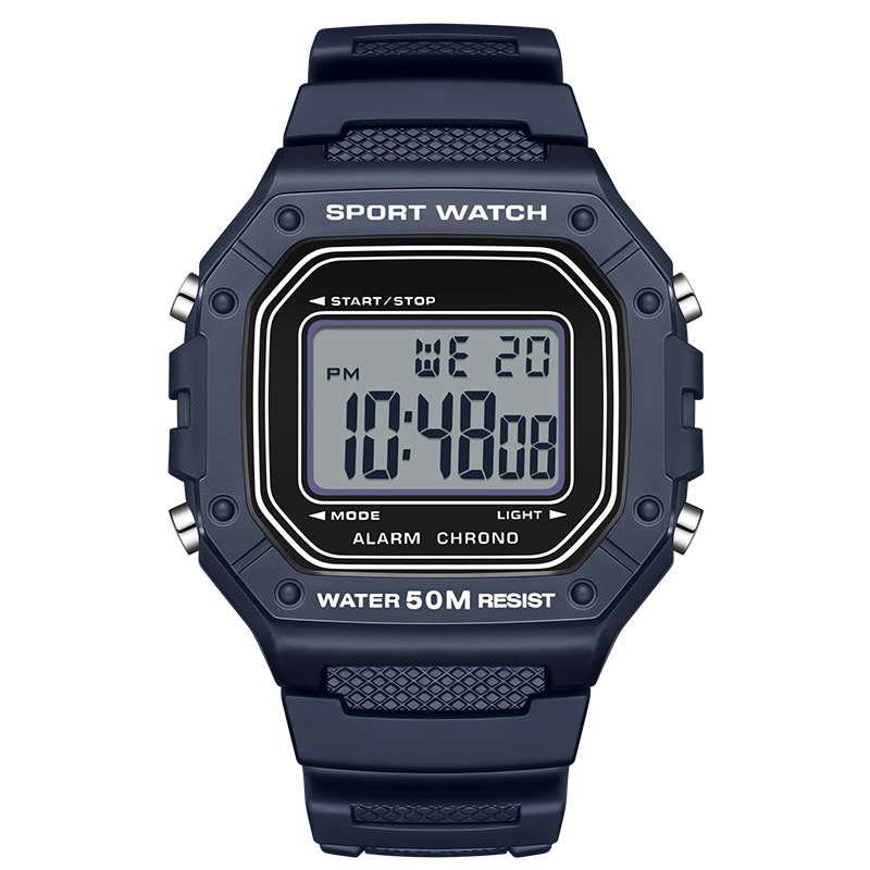 ⌚ NU 50% KORTING! 🌊 Digitaal sporthorloge – waterdicht tot 50 meter, verlicht LED-display en robuust ontwerp 🏔️